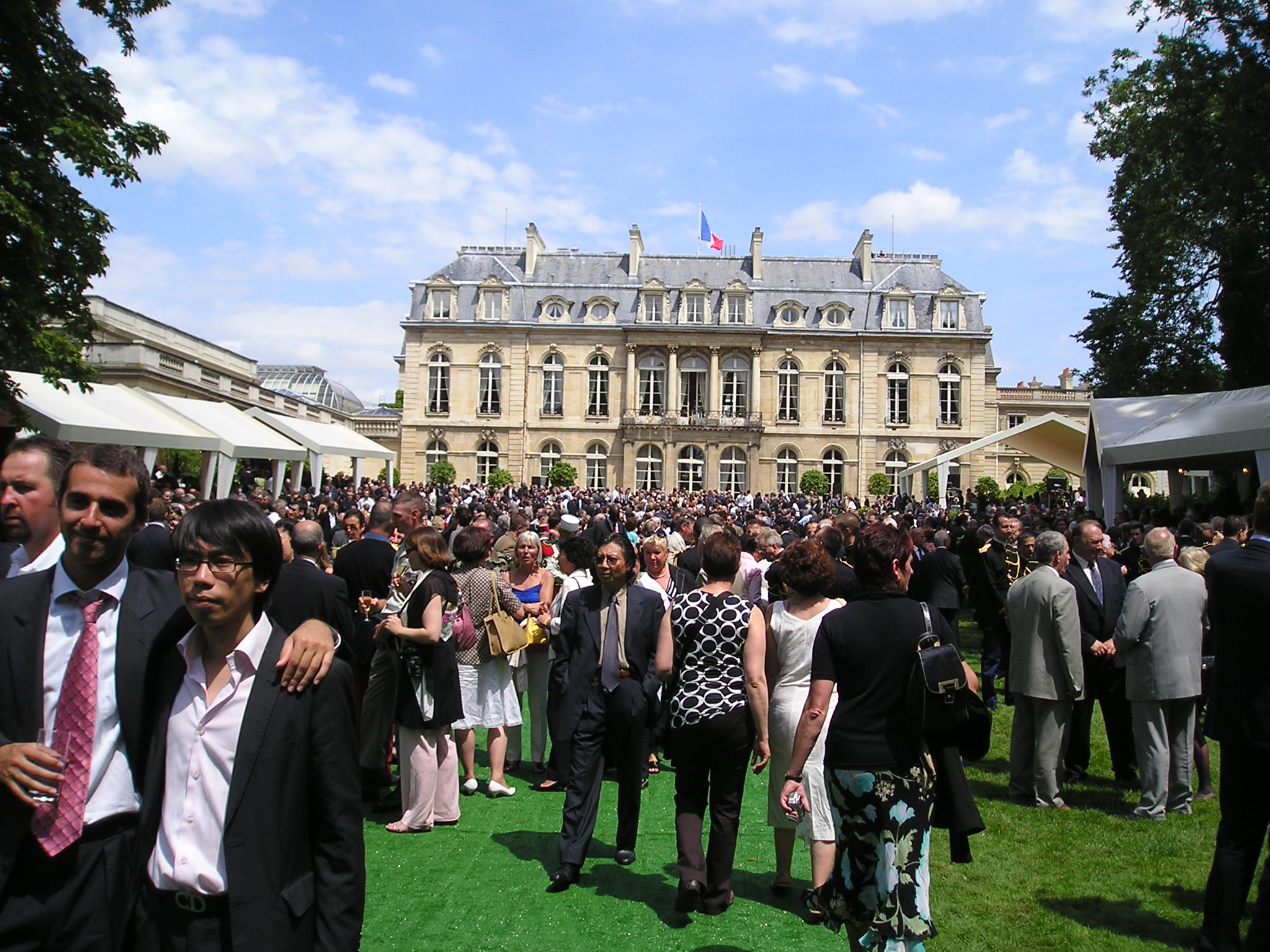 14 juillet arrivée à l Elysée